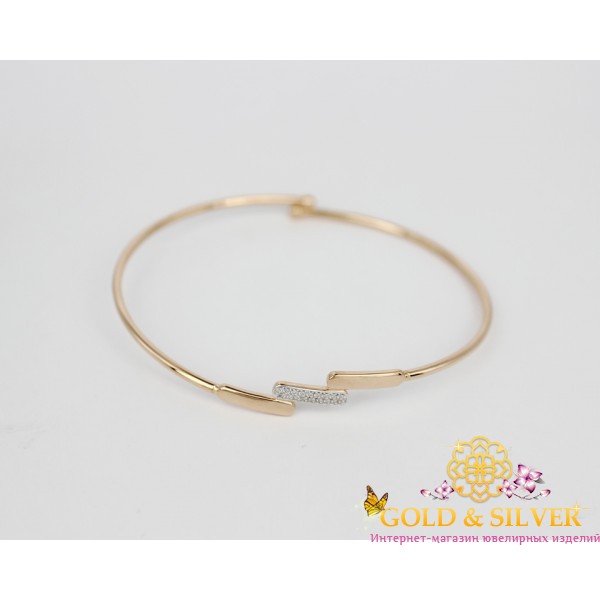 Браслет жіночий золотий "У ритмі Танго" 820251 , Gold &amp Silver Gold & Silver, Украина